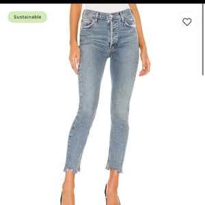 Agolde Nico Jeans in the color Rooted